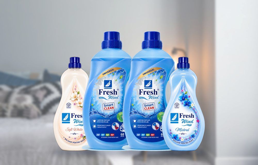 Pachet: 2 × Detergent + 2 × Balsamuri